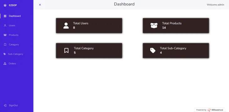 EZSHOP Screenshot 2